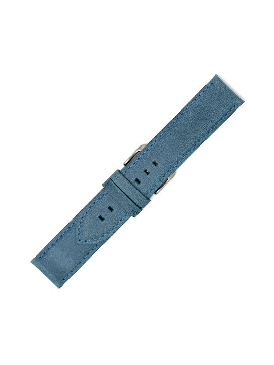 KOSTELO Leather Strap Blue 24mm