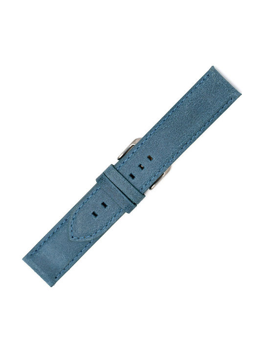 KOSTELO Leather Strap Blue 24mm