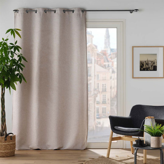 Douceur d'Intérieur L-c Dusky Συσκότισης με Τρουκς Μπεζ 140x240εκ. Douceur d'Intérieur L-c Dusky Συσκότισης με Τρουκς Μπεζ 140x240εκ.