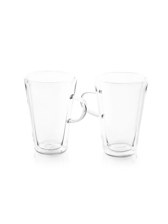 Luigi Ferrero Glass Cup Brown 370ml 2pcs