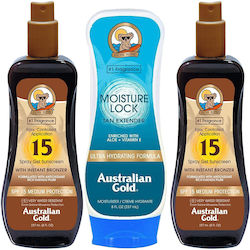 Australian Gold Moisture Lock Sunscreen SPF15 in Spray 237ml