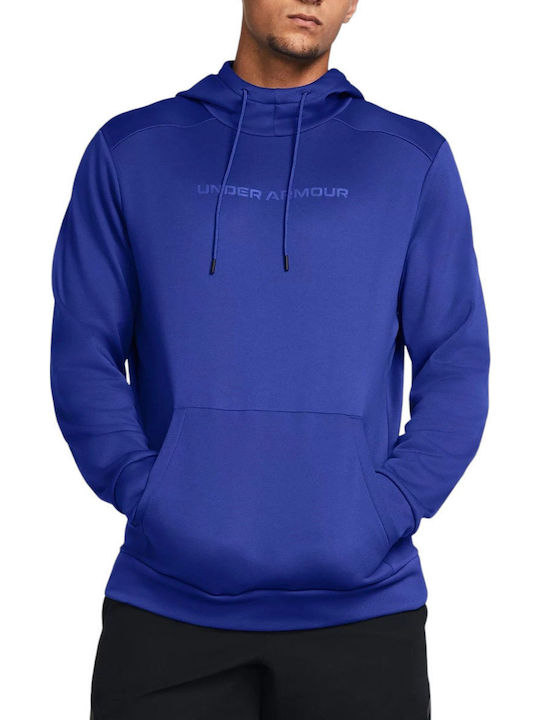Graphic Hanorac Fleece Albastru