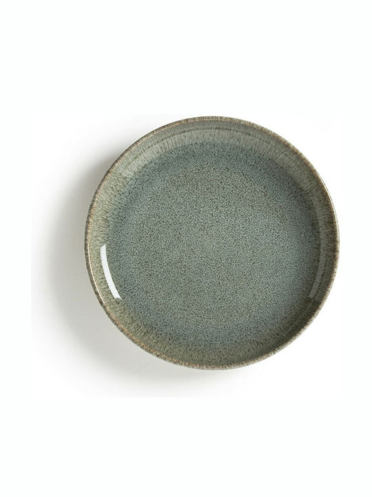 La Redoute Interieurs Servierteller Wüste Keramik Grün mit Durchmesser 19cm 6Stück
