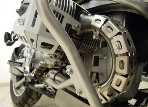Moto Discovery Motorrad-Auspuffschutz BMW R 1150 Silber