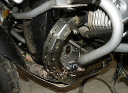 Moto Discovery Motorrad-Auspuffschutz BMW R 1200 GS Abenteuer Silber Moto Discovery Motorrad-Auspuffschutz BMW R 1200 GS Abenteuer Silber