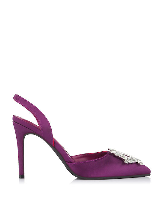 Plato Pointed Toe Purple Heels