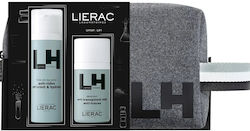 Lierac Promo Homme Skin Care Set for Αnti-ageing & Moisturizing with Toiletry Bag , Deodorant & Face Cream