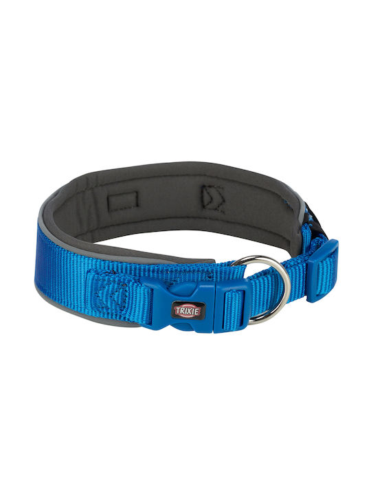 Trixie Premium Dog Collar in Blue color Medium