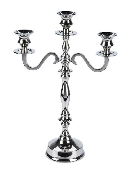 Candle Holder Metal in Silver Color 1pcs