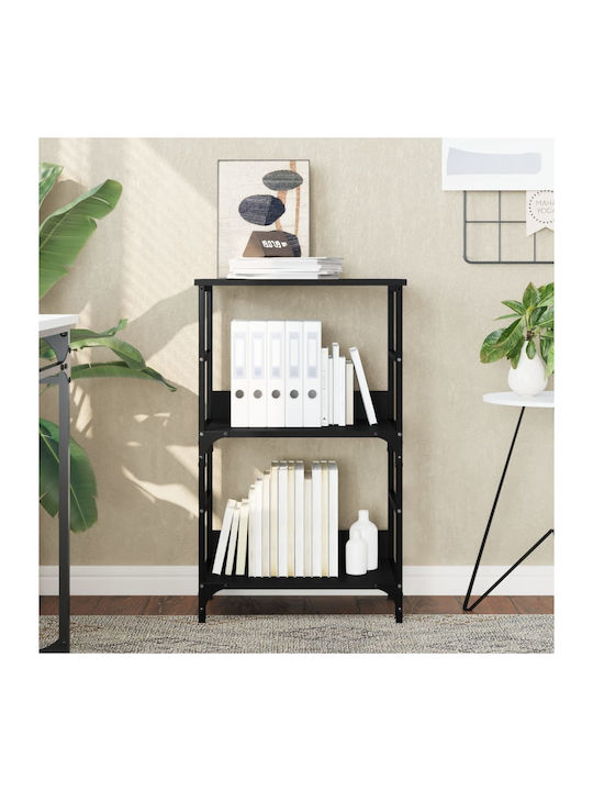 Shelving Unit Floor Black 50x33x82cm