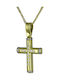 Triantos Femeiesc Aur Cruce 14K