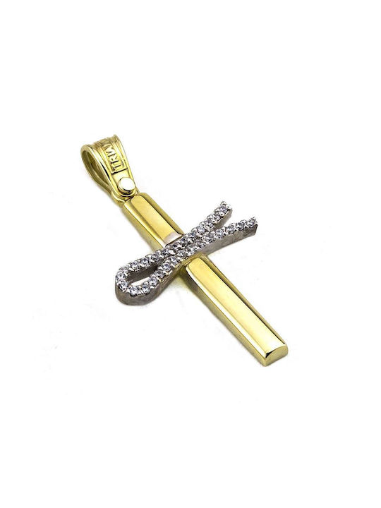 Triantos Women's Gold Cross 14K Κορίτσι