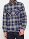Μακρυμάνικo Overshirt Μπλε