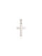 Triantos White Gold Cross 14K