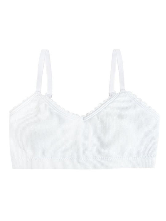 Cool Club Kids' Bralette White