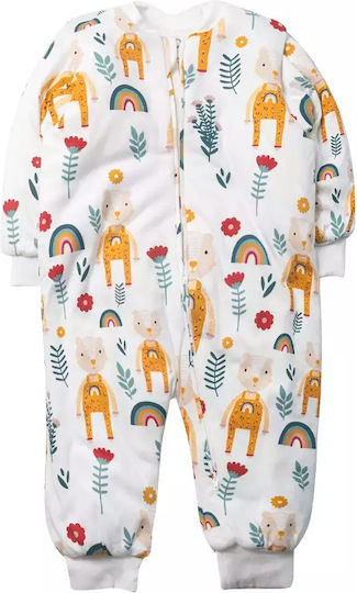 Ako Winter Baby Sleeping Bag with Detachable Sleeves Rainbow