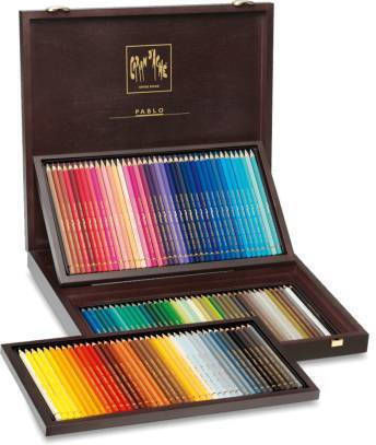 Caran D'ache Farbstift-Set in einer Box 120Stück Packung von 1 Verpackungen