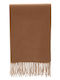 Women's Knitted Scarf Brown