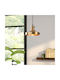 Asir Group Berceste Κρεμαστό Φωτιστικό Χρυσό με Ντουί E27 22x22x109εκ.