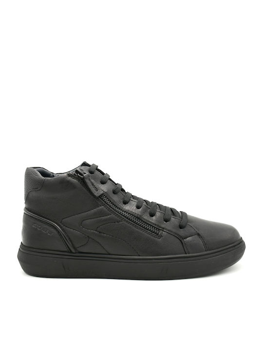 Piele Negru Ghete barbati