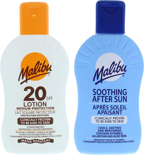 Malibu Σετ με Αντηλιακό Σώματος & After Sun SPF20 2τμχ