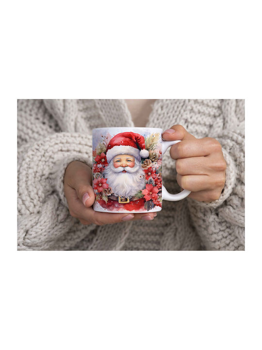 Christmas Mug Ceramic White 1pcs