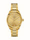 Tissot Womens Watch 34mm Battery With Gold Stainless Steel Bracelet