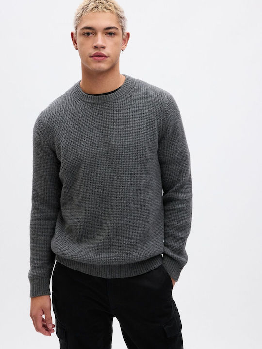 GAP Herren Langarm-Pullover charcoal heather grey