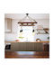 Asir Group Merdiven Lumini Suspendate Maro Cu Frânghie Pentru 4 Becuri E27 60x34x60cm