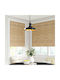 Asir Group Berceste Hängelampe Schwarz mit Fassung E27 22x22x109cm.