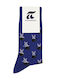 Pournara Men's Socks Blue