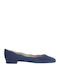 Leder Damen Ballerinas Blaue