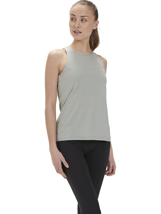 Women's Athletic Blouse Sleeveless Slate Gray