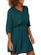 C'est Beau La Vie Mini Shirt Dress Dress Green.