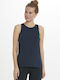 Women's Athletic Blouse Sleeveless Dark Sapphire