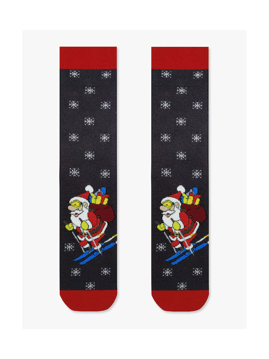 Axidwear Christmas Socks Gray