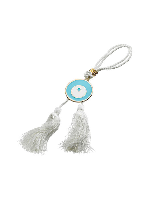 Georgiou Hanging Lucky Charm Burner Light Blue made of Metal 35cm 1pcs