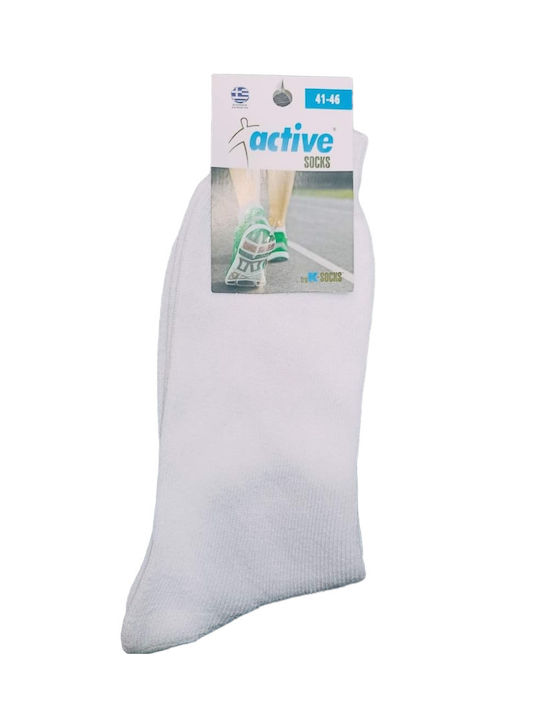 K Socks Șosete WHITE 1Pachet