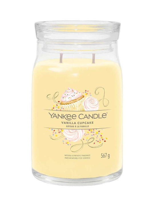 Yankee Candle Scented Candle Large Jar Yellow 567gr 1pcs