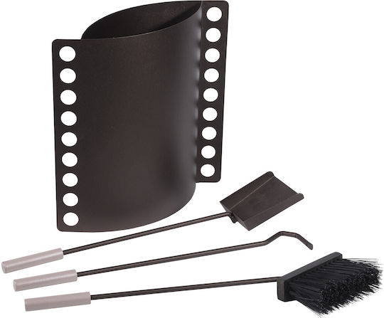 Viometal 500 Set de unelte pentru șemineu cu găleată Cupru