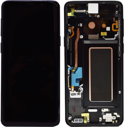 Samsung Οθόνη mit Touch-Mechanismus für Galaxy S9 (Schwarz)