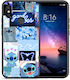 Smartfits Collage Good Vibes Back Cover Μπλε (Redmi Note 6 Pro)