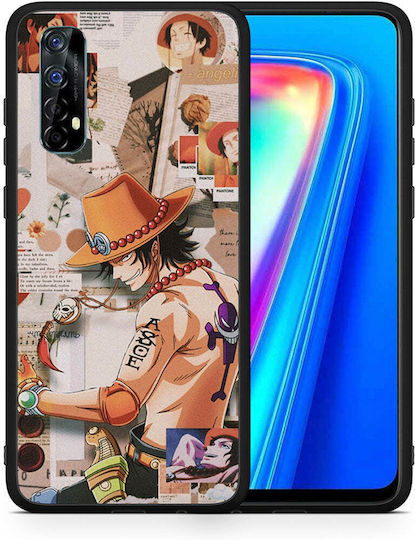 Smartfits Anime Collage Back Cover Πορτοκαλί (Realme 7)