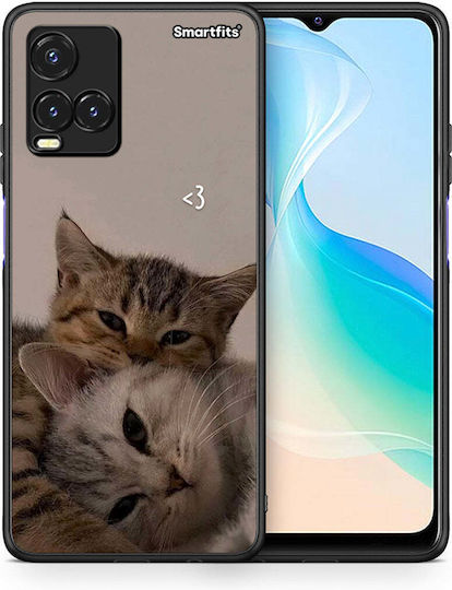 Smartfits Cats In Love Back Cover (Vivo Y33s)