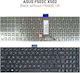 Asus Πληκτρολόγιο Laptop για Asus χωρίς Πλαίσιο και Διάταξη Αγγλικά (UK) σε Μαύρο χρώμα K551