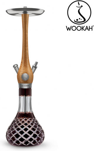 Wookah Ναργιλές Oak Pro Click Einzeln Braun 63cm