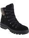 Leather Women's Ankle Boots Black
