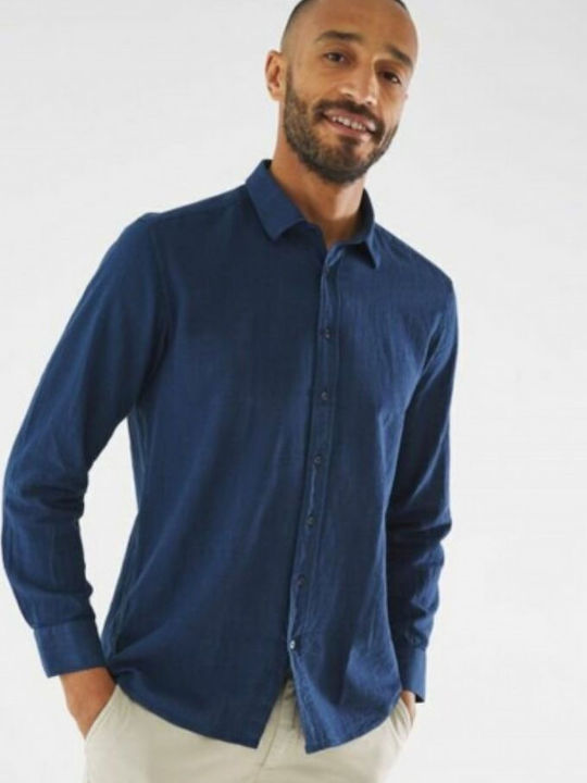 Mexx Men's Shirt Long Sleeve dark blue