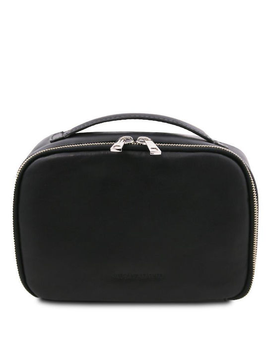 Tuscany Leather Necessaire in Schwarz Farbe