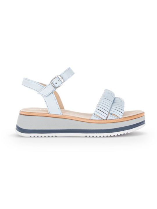 Gabor Leather Women's Flat Sandals Anatomic in ...